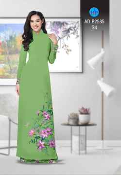 Vải áo dài Hoa in 3D AD B2585 35