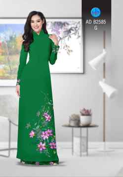 Vải áo dài Hoa in 3D AD B2585 37