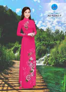 Vải áo dài Hoa hồng AD N2065 33