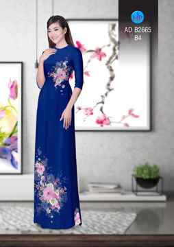 Vải áo dài Hoa in 3D AD B2665 29