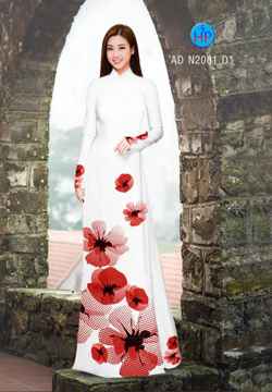 Vải áo dài Hoa in 3D AD N2081 27