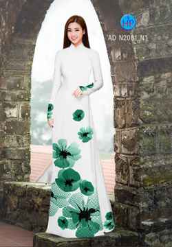 Vải áo dài Hoa in 3D AD N2081 32