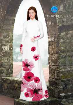 Vải áo dài Hoa in 3D AD N2081 34