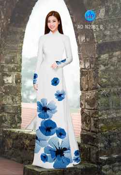 Vải áo dài Hoa in 3D AD N2081 37