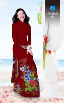 Vải áo dài Hoa in 3D AD B2656 28