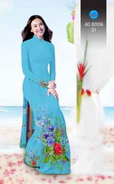 Vải áo dài Hoa in 3D AD B2656 29