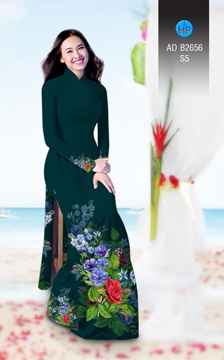 Vải áo dài Hoa in 3D AD B2656 31
