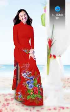 Vải áo dài Hoa in 3D AD B2656 30