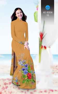 Vải áo dài Hoa in 3D AD B2656 33