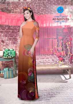 Vải áo dài Hoa văn 3D AD N2075 30