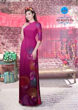Vải áo dài Hoa văn 3D AD N2075 34