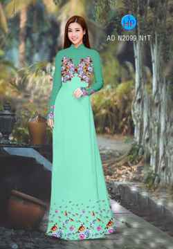 Vải áo dài Hoa in 3D AD N2099 26