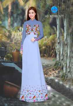 Vải áo dài Hoa in 3D AD N2099 31