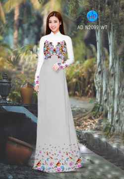 Vải áo dài Hoa in 3D AD N2099 36