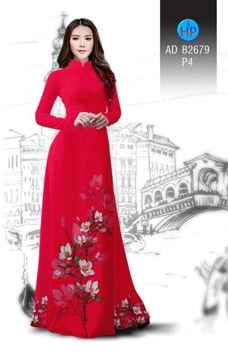 Vải áo dài Hoa in 3D AD B2679 29