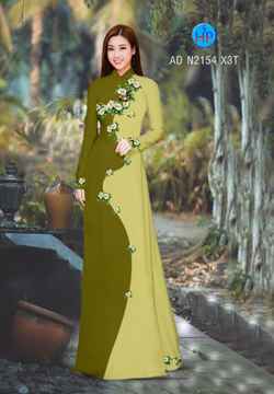 Vải áo dài Hoa in 3D AD N2154