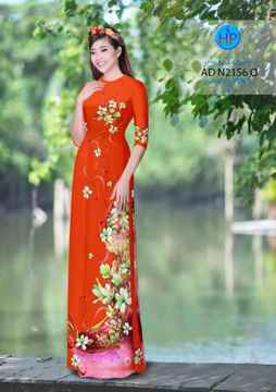 Vải áo dài Hoa in 3D AD N2156 36