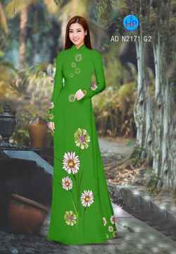 Vải áo dài Hoa in 3D AD N2171 30