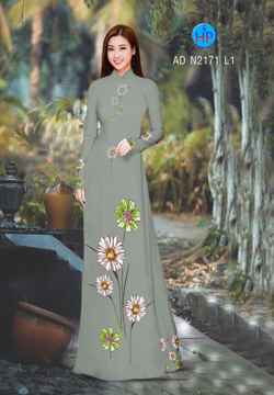 Vải áo dài Hoa in 3D AD N2171 31