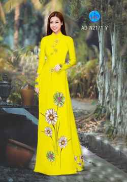 Vải áo dài Hoa in 3D AD N2171 35