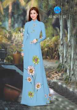 Vải áo dài Hoa in 3D AD N2171 34