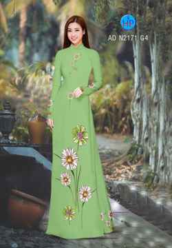 Vải áo dài Hoa in 3D AD N2171 37