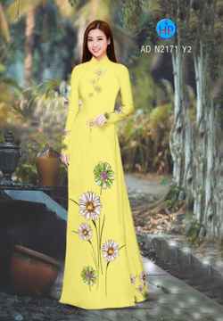 Vải áo dài Hoa in 3D AD N2171 36