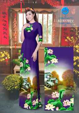 1523222502 611 vai ao dai hoa sen va phong canh ad