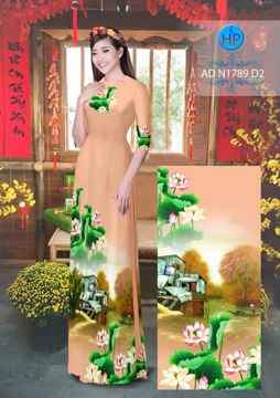 1523222504 618 vai ao dai hoa sen va phong canh ad