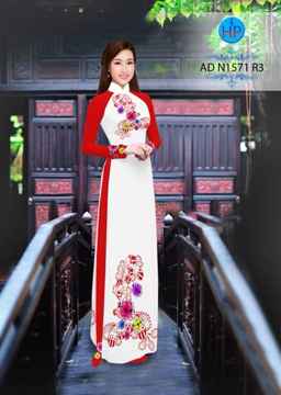 Vải áo dài Hoa in 3D AD N1571 32