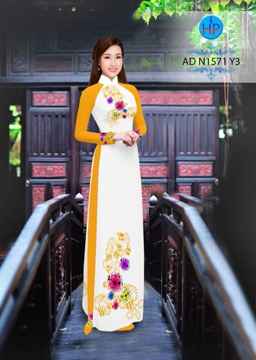 Vải áo dài Hoa in 3D AD N1571 33