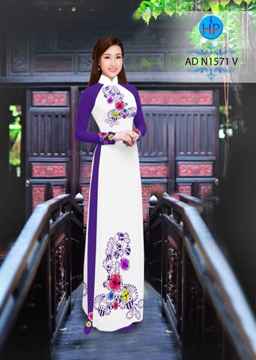 Vải áo dài Hoa in 3D AD N1571 34