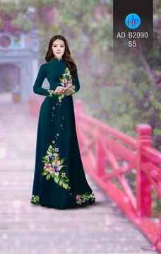 Vải áo dài Hoa in 3D AD B2090 29