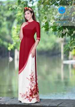 Vải áo dài Hoa in 3D AD N2230 28