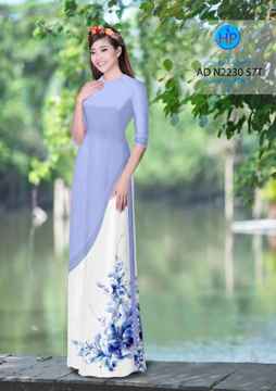 Vải áo dài Hoa in 3D AD N2230 27