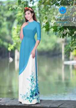 Vải áo dài Hoa in 3D AD N2230 31