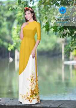 Vải áo dài Hoa in 3D AD N2230 33