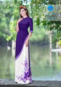 Vải áo dài Hoa in 3D AD N2230 32