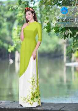 Vải áo dài Hoa in 3D AD N2230 35