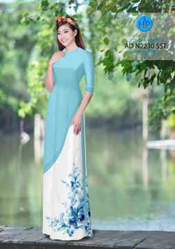 Vải áo dài Hoa in 3D AD N2230 36