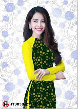 1524296553 215 vai ao dai hoa deu la su lua chon khong the thieu doi voi cac co hay mac ao dai a ad