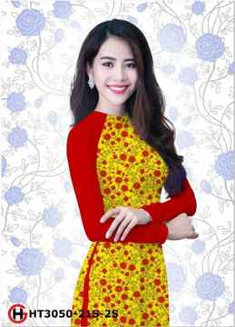 1524296553 292 vai ao dai hoa deu la su lua chon khong the thieu doi voi cac co hay mac ao dai a ad