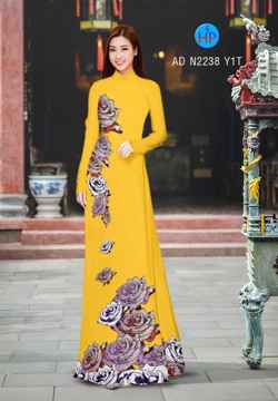 Vải áo dài Hoa hồng AD N2238 27