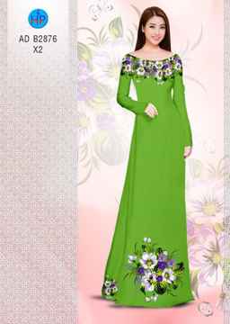 Vải áo dài Hoa in 3D AD B2876 31