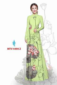 Vải áo dài hoa sen AD MTV 4490 30