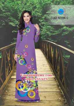 1525617200 965 vai ao dai nhung vong tron 3d sac mau ad