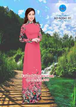 1525670315 27 vai ao dai hoa hong xinh ad