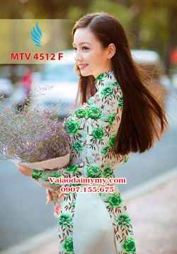 Vải áo dài hoa nguyên áo AD MTV 4512 30