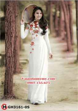Vải áo dài Hoa phượng AD GH3161 32