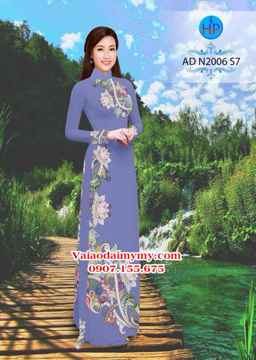 Vải áo dài Hoa văn Sen AD N2006 35